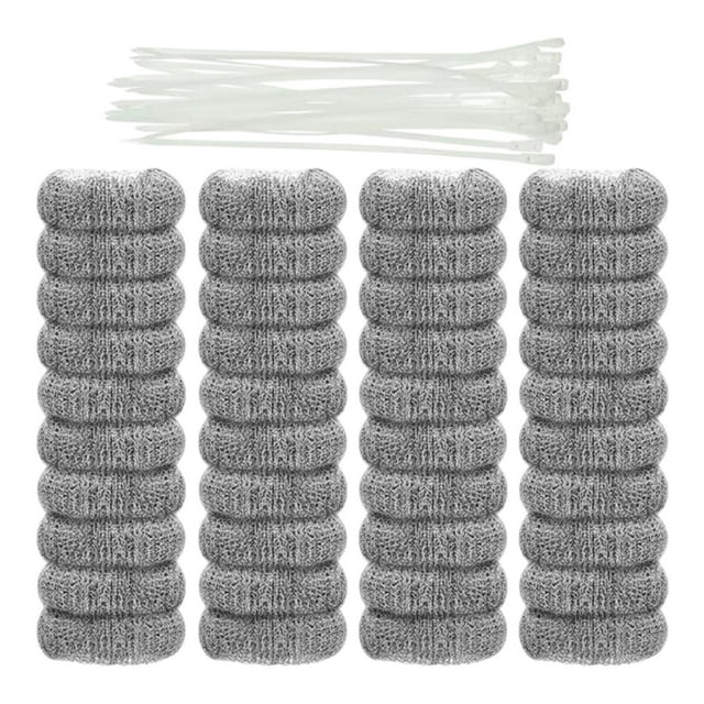 Tnarru Washing Machine Lint Trap Accessory Mesh Easy Installation Premium Snare Net Lint Catcher Hose Filter with Nylon Cable Ties 48pcs