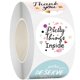 thumbnail image 2 of Small Business Thank You Stickers Gift Label Stickers Party Goodie Bags Assorted Color 1 Roll, 2 of 4