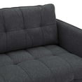 thumbnail image 6 of Modway Cameron Tufted Fabric Sofa in Charcoal, 6 of 9