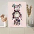 thumbnail image 1 of Bearbrick Gloomy BB Toys, póster lindo, pinturas en la pared, sala de estar imagen para, pintura Interior, decoración de la habitación, 1 of 4
