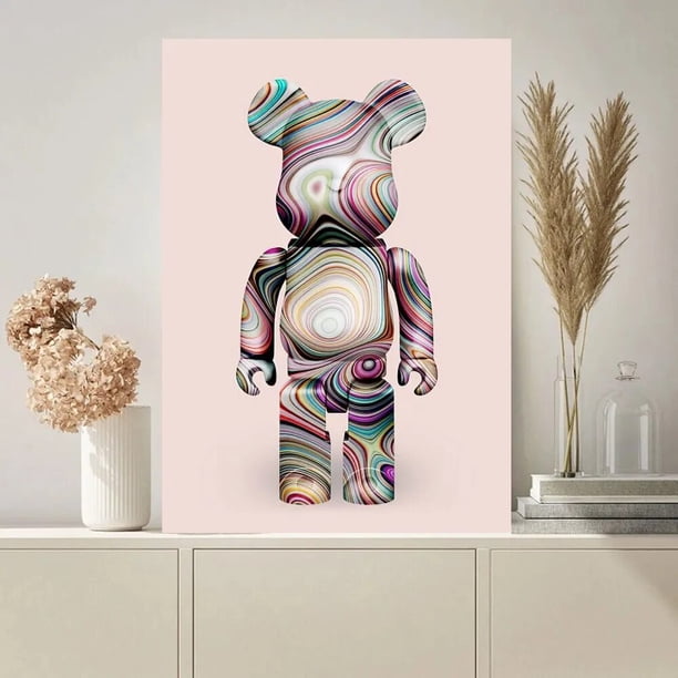 Bearbrick Gloomy BB Toys, póster lindo, pinturas en la pared, sala de estar imagen para, pintura Interior, decoración de la habitación