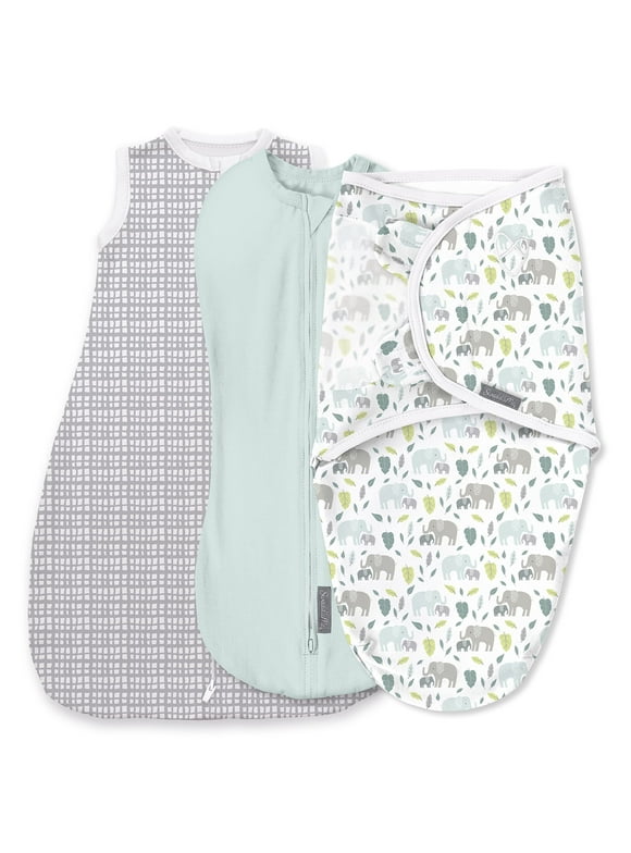SwaddleMe by Ingenuity Comfort Pack - Baby Elephant