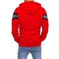 thumbnail image 4 of ShomPort Mens Slim Lightweight Zip up Hoodie with Pockets Casual Long Sleeve Hooded Sweatshirt, 4 of 7