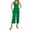 Green, variant on Aayomet Plus Size Jumpsuits For Women Women Solid Button V Neck Sleeveless Jumpsuit Medium Length Straight Trousers Backless Bow,Beige S