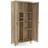 Better Homes and Gardens Crossmill Storage Armoire, Weathered Finish ...