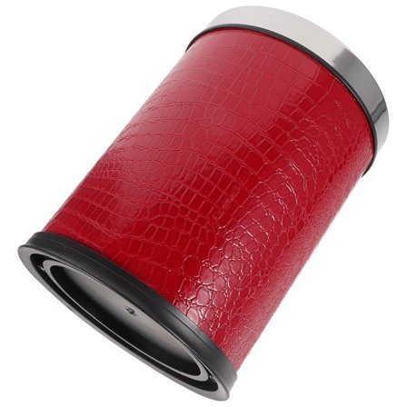 Worgeous Office Trash Bin Waste Container Stainless Steel 1Set