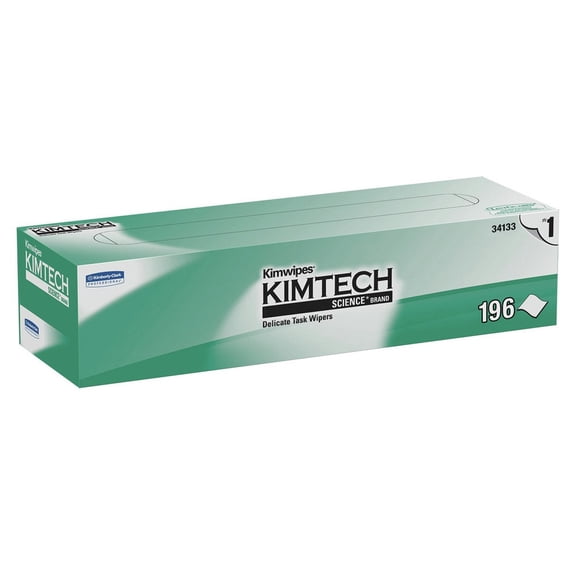 Kimtech Science Kimwipes Disposable Task Wipers 11-1/5 X 12-3/10 Inch 34133, 15 Pack, 2940 Wipes