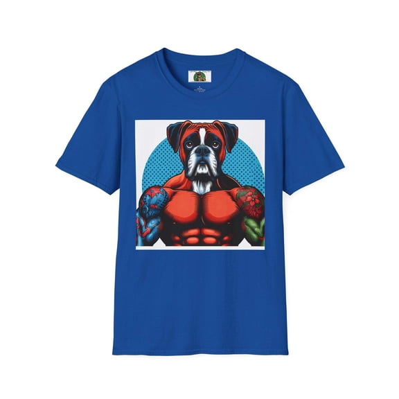 Boxer Pop Art Unisex Softstyle T-Shirt