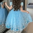 thumbnail image 4 of CaRilo dress Elsa Costume Dress for Girls Princess Dress Up Halloween Birthday Fancy Party Dresses, 4 of 6