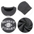 thumbnail image 4 of ALLTB Women Sunday Funday Sweatshirt Cute Football Graphic Pullover Game Day Weekend Tops Casual Football Season Shirt, 4 of 7
