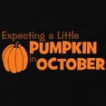 thumbnail image 2 of CafePress - Expecting Pumpkin October Maternity Dark T Shirt - Maternity Dark T-Shirt, 2 of 3