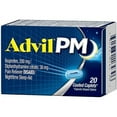 thumbnail image 3 of Advil PM Pain Reliever/Nighttime Sleep Aid, Ibuprofen and Diphenhydramine 20-Count Coated Caplets, 3 of 9