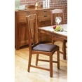 thumbnail image 4 of A-America Cattail Bungalow Comfort Dining Side Chair in Warm Amber (Set of 2), 4 of 6