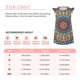 thumbnail image 3 of Fotbe Round Mandala Vestido de Dormir para Niñas de 3 a 10 Años, Mangas Cortas, Estilo Princesa, Pijama Camisón con Mangas Voladas-XX-Large, 3 of 6