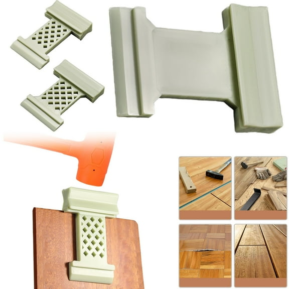 4 in 1 Tapping Block for Flooring Nylon Installation Tool for Laminate, Vinyl, and Wood Floors