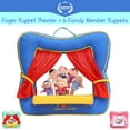 thumbnail image 7 of Finger Puppet Theater Stage by Better Line - Set Includes 6 Finger Family Puppets - Portable Plush Finger Puppet Theater is the Best Preschool Kids (blue), 7 of 7