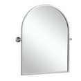 thumbnail image 3 of POSHIONS Arched Wall/Vanity/Decor Mirror for Bathroom Bedroom Livingroom Entryway;35.8"x24.0"；Metal Frame；Silver, 3 of 4