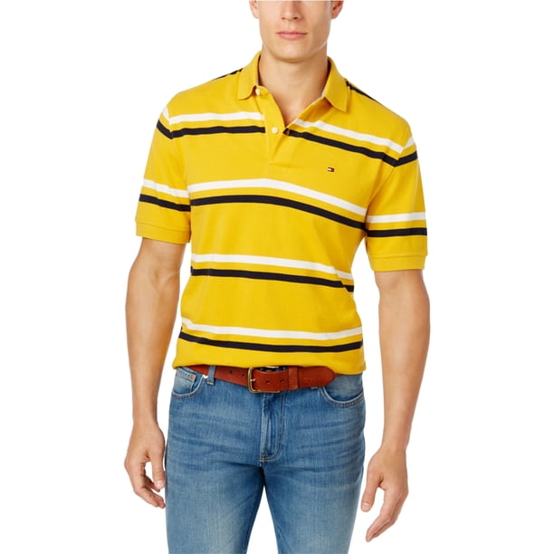 Tommy Hilfiger Mens River Stripe Polo Shirt, 737, L