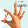 thumbnail image 3 of NICKSUN Friendship Bracelets Trendy Heishi Clay Bead Bracelets Stack Gold Beaded Stretch Bracelets for Women Boho Stackable Bracelets Bulk Cute Preppy Jewelry, 3 of 6