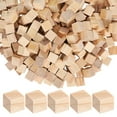 thumbnail image 3 of 300 Pcs Unfinished Wood Blocks For Building Khaki Pine Wood Cube Shape, 3 of 8