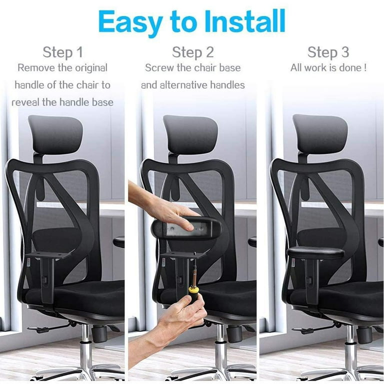 Office Accessories Pu Self-skinning Armrest High Density Sponge Armrest Swivel Chair Lifting Armrest Walmart.com