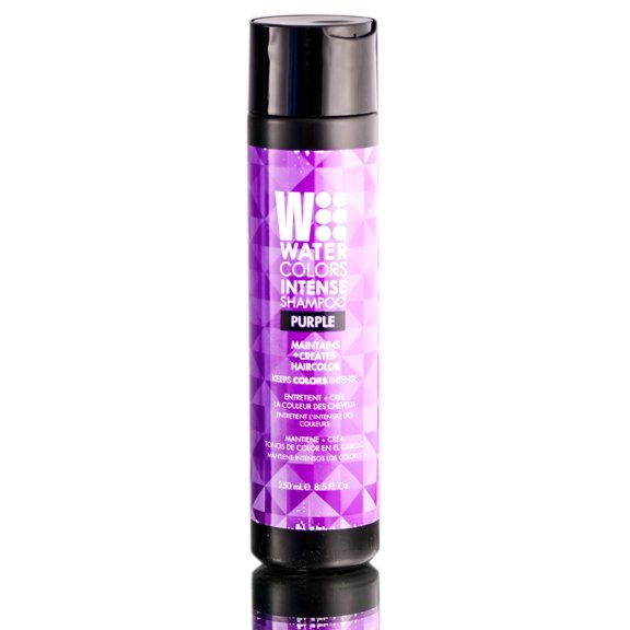 8.5 oz , Tressa Watercolors Intense Purple Shampoo , Hair Scalp - Pack of 2 w/ SLEEK Teasing Comb
