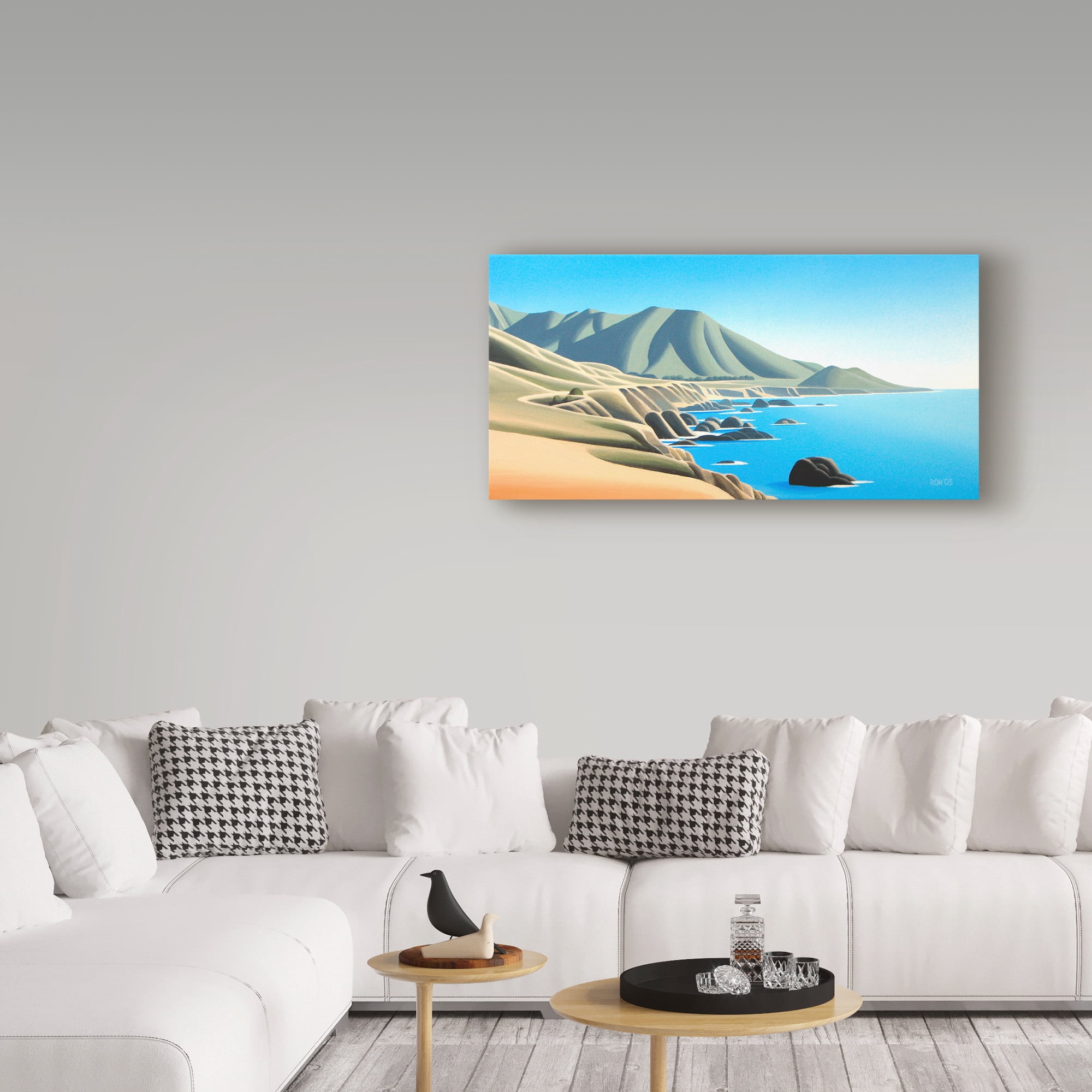 Trademark Fine Art 'California Coast' Canvas Art by Ron Parker
