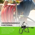 thumbnail image 4 of Yard Butler Hose Reel Handy Reel - Portable Hose Hanger - Garden Hose Storage, Water Hose Holder - Water Hose Reel, Metal Hose Reel, Garden Hose Stand - Heavy Duty Steel Hose Reel Cart - Silver, 4 of 6