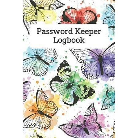 Password Keeper Logbook: Alphabetical Tabs Password Logbook For Old People; Butterfly Password Log Book; Offline Password Keeper Vault; Offline (Best Password Vault For Android)