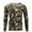 X-Large, variant on Poly Spandex Thermal Rib Top, Stretch Base Layer, Moisture Wicking, Activewear, Made in USA, Camo, Size 2X-Large