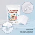 thumbnail image 4 of Eolstice Laundry Detergent Sheets, Plastic Free Washing Strips, Travel Laundry Soap Paper, Portable Clothes Cleaning Tablets, Dissolvable Washer Sheets, 4 of 7