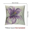thumbnail image 4 of nygtbtfer Throw Pillow Covers, Couch Pillows Covers, Set of 2 Holiday Throw Pillow Covers, Vintage Iris Pastorable Floral, Decorative Throw Pillow Covers, Throw Pillows Covers White, 4 of 7
