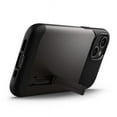 thumbnail image 2 of Spigen iPhone 13 MINI Slim Armor Back Cover Kickstand, Gun Metal 5.4in, 2 of 4