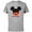 Athletic Heather, variant on Disney Mickey Mouse Icon Shorts Padre Birthday Día del Padre - Short Sleeve Cotton T-Shirt for Adults - Customized-Black