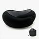 thumbnail image 5 of Almohada de viaje con soporte para el cuello y reposacabezas ergonómico, funda extraíble, almohada suave para el cuello y reposacabezas para el hogar, Negro, 5 of 7