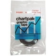 thumbnail image 3 of (2 pack) Chartpak, CHABG2501, Glossy Graphic Tape, 1 / Roll, Black, 3 of 4