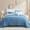 Blue, variant on Wonderful Bedding Starry Sky Embroidered Teen Quilt Set