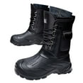 thumbnail image 3 of Men's Boots Winter Boots Insulated Mid Calf Outdoor Boots With Sole For Cold Weather, 3 of 6