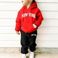thumbnail image 4 of Gerichy Toddler Baby Boy Clothes Fall Winter Outfit, Boys 2 Piece Outfit Long Sleeve Pullover Hoodie Sweatshirt Loose Sweatpants Bottom Joggers Sport Running Walking Fall Winter Outfit, 4 of 5