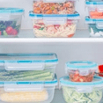 thumbnail image 3 of Plastic Total Solutions (10-Pack, Mixed Sizes) Food Storage Containers Set, Airtight & Leakproof Plastic Locking BPA-Free Lids Tupperware, Freezer Dishwasher Microwave Safe, 3 of 6