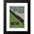 thumbnail image 2 of Acme Litho Co. 14x18 Black Modern Framed Museum Art Print Titled - E. W. Hammons Presents Lyman H. Howe's Famous Ride on a Runaway Train (ca. 1921), 2 of 5