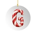 thumbnail image 2 of Ornements d'Alphabet pour Arbre de Noël, 26 Lettres de Canne à Sucre Initiales Pendentif, 26 Lettres Décoration d'Arbre de Noël Pendentif, Décorations Rouges Monogramme Personnalisées pour Cadeaux d'Arbre de Noël Diy, 2 of 5