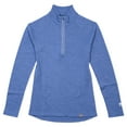 thumbnail image 3 of MERIWOOL Women's Half Zip Base Layer 400g Heavyweight Merino Wool Sweater, 3 of 6