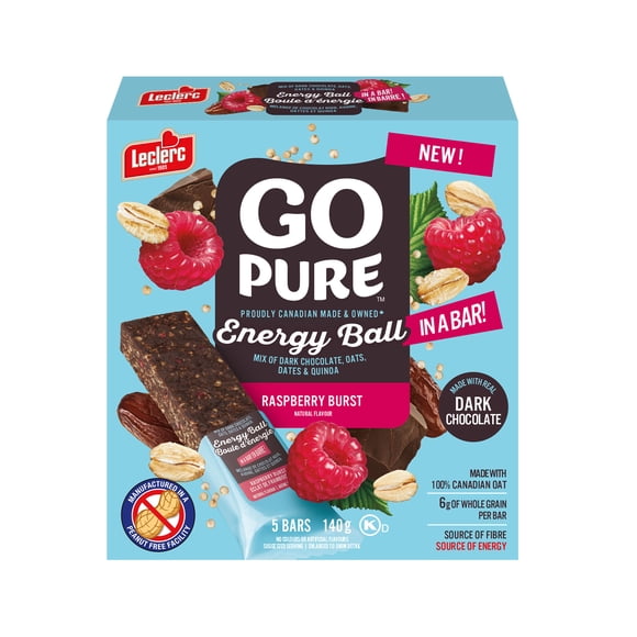 GO PURE ENERY BALL IN A BAR - RASPBERRY BURST