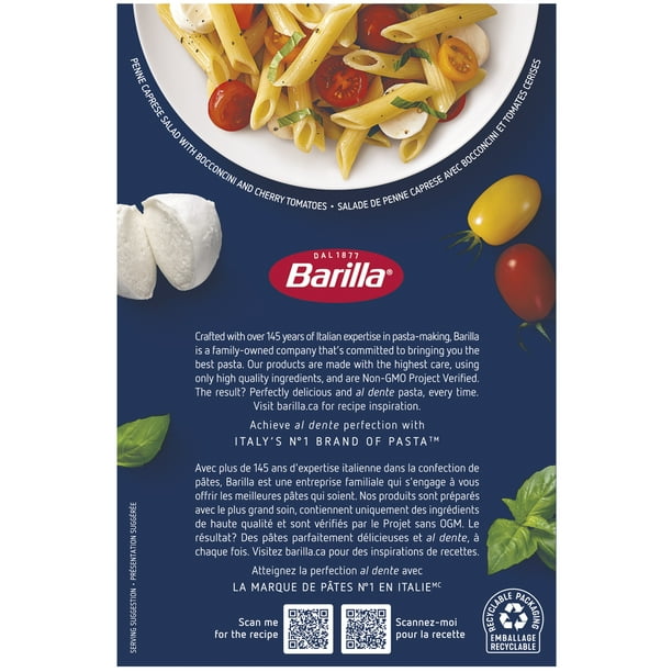 Barilla Penne Rigate Pasta, Barilla Penne Rigate 410 g