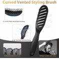 thumbnail image 2 of Juego De Peinado Para Hombre De 7 Piezas: Cepillo De Ventilación, Cepillo Redondo, Peine De Dientes Anchos, Peine De Textura Para Secado Por Soplado, Desenredar, Aseo Y Peluquería Negro, 2 of 4