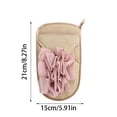 thumbnail image 2 of Xihbxyly Esponja de Baño 2 En 1, Diseño de Doble Cara, Función Exfoliante y Espumante, Material Suave y Agradable para La Piel, Cordón de Fácil Secado, Accesorio de Baño Multiusos, Tamaño 21 X 5 Cm, 2 of 2