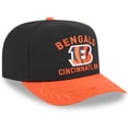 thumbnail image 3 of Youth New Era  Black/Orange Cincinnati Bengals 2025 NFL Draft A-Frame 9FIFTY Snapback Hat, 3 of 5