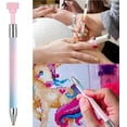 thumbnail image 3 of Auto-Fill Wax Pen for Nail Art & Crafts, Rotating Diamond Dotting Tool with Self-Adhesive Wax, 3 of 6
