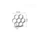 thumbnail image 1 of Gadgets de Hornear Únicos Mini Molde de Corte Hexagonal de Panal de Acero Inoxidable para el Hogar Fritir Y Hornear Herramientas Pequeñas, 1 of 4